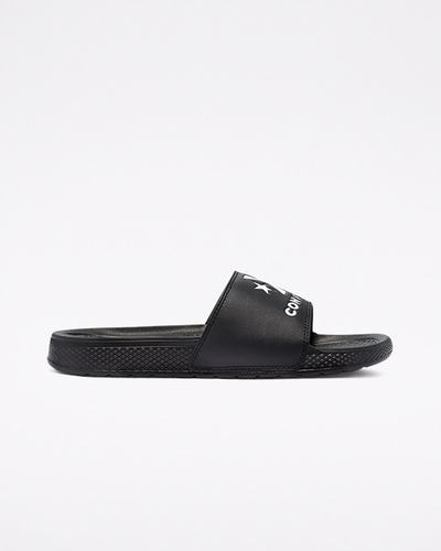 Converse All Star Slide Sandaler Herr Svarta/Vita/Svarta | Sverige-70519