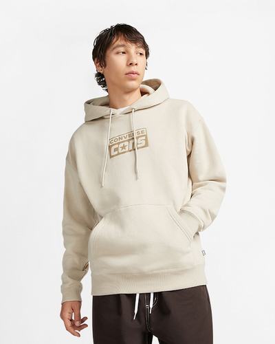 Converse CONS Fleece Pullover Hoodie Herr Grå | Sverige-15946