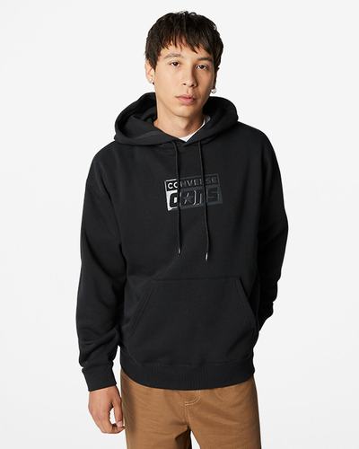 Converse CONS Fleece Pullover Hoodie Herr Svarta | Sverige-54063