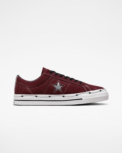 Converse CONS One Star Pro Razor Wire Skateskor Dam MörkBurgundy/Svarta/Vita | Sverige-19564