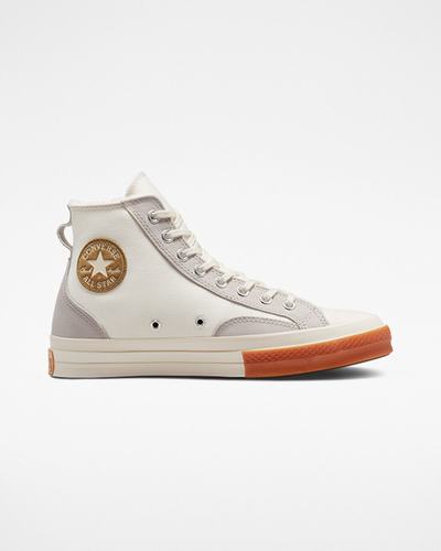 Converse Chuck 70 Fodrade Colorblock Höga Sneakers Herr Vita | Sverige-36874