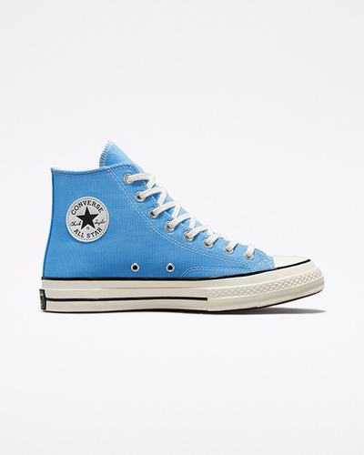 Converse Chuck 70 Höga Sneakers Dam Blå/Svarta | Sverige-48317