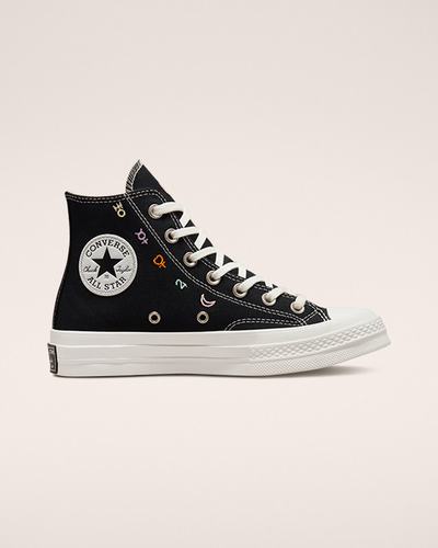 Converse Chuck 70 Mystic Symbols Höga Sneakers Dam Svarta/Vita | Sverige-64327