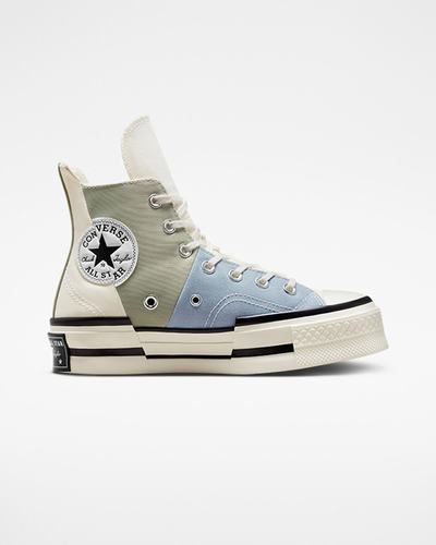 Converse Chuck 70 Plus Höga Sneakers Herr Olivgröna | Sverige-01263