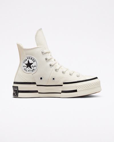 Converse Chuck 70 Plus Höga Sneakers Herr Beige/Svarta | Sverige-92845