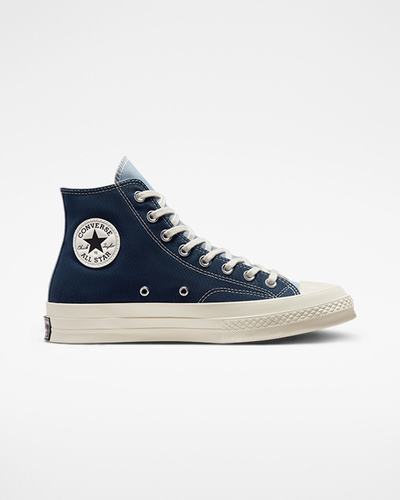 Converse Chuck 70 Tri-Panel Höga Sneakers Herr Marinblå | Sverige-13820