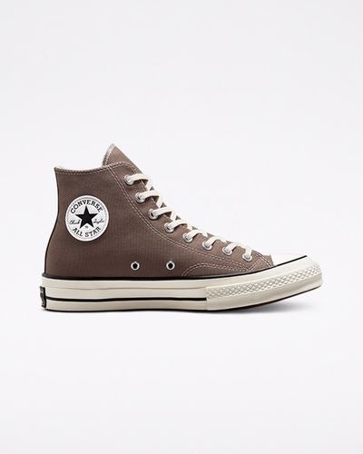 Converse Chuck 70 Vintage Canvas Höga Sneakers Herr Beige/Svarta | Sverige-46753