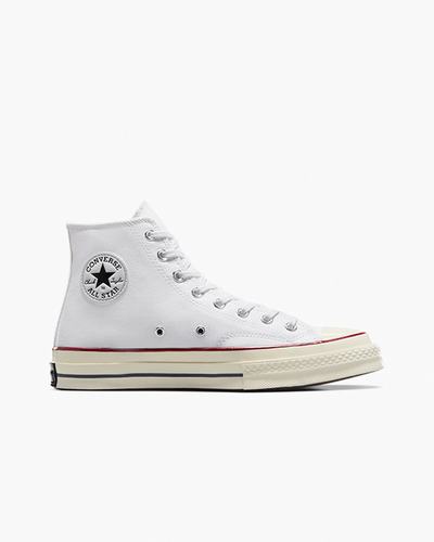 Converse Chuck 70 Vintage Canvas Höga Sneakers Herr Vita | Sverige-61357