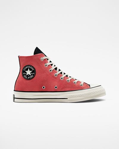 Converse Chuck 70 Workwear Höga Sneakers Herr Röda/Svarta | Sverige-49518