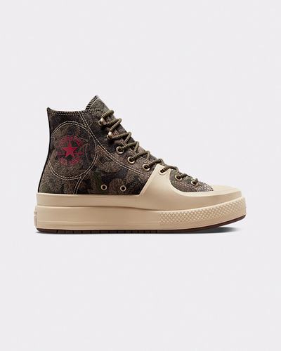 Converse Chuck Taylor All Star Construct Black Joy Höga Sneakers Herr Olivgröna/Beige | Sverige-59714