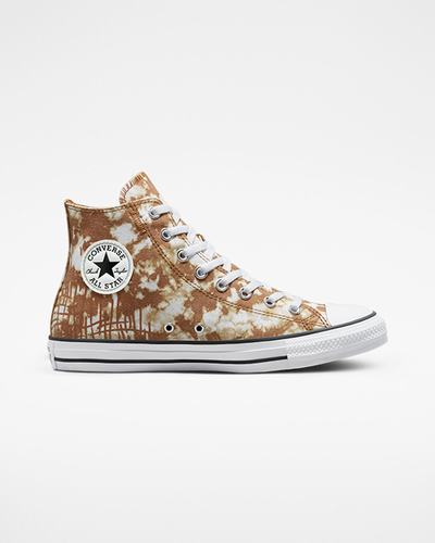 Converse Chuck Taylor All Star Dip Dye Höga Sneakers Herr Bruna/Vita/Svarta | Sverige-61270