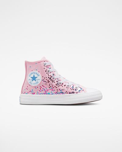 Converse Chuck Taylor All Star Encapsulated Glitter Höga Sneakers Tjej Orange | Sverige-61704