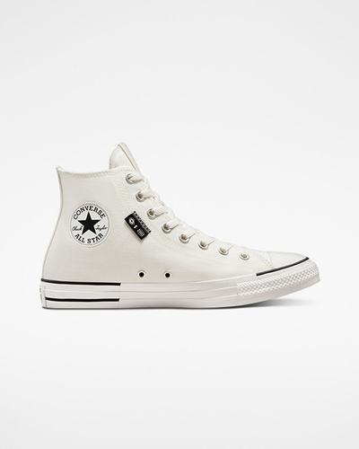 Converse Chuck Taylor All Star Grid Logo Höga Sneakers Dam Vita | Sverige-17546