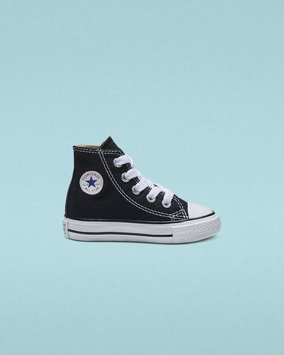 Converse Chuck Taylor All Star Höga Sneakers Tjej Svarta | Sverige-01675