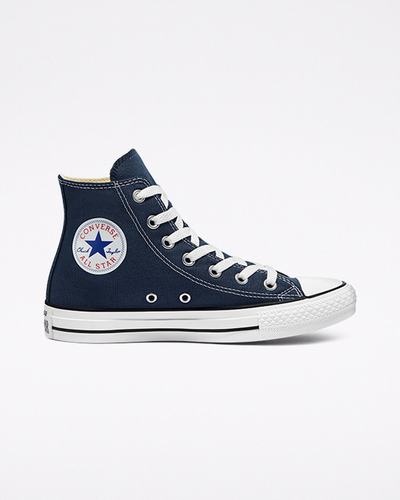 Converse Chuck Taylor All Star Höga Sneakers Dam Marinblå | Sverige-30158