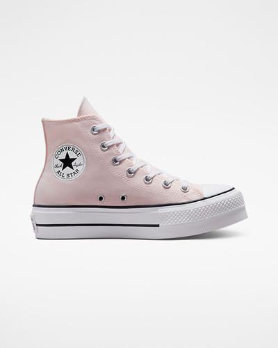 Converse Chuck Taylor All Star Lift Höga Sneakers Dam Rosa/Vita/Svarta | Sverige-36978