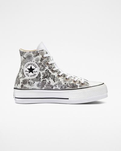 Converse Chuck Taylor All Star Lift Höga Sneakers Dam Blommiga | Sverige-96582