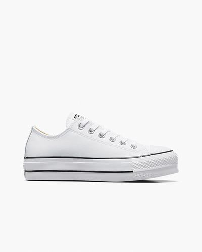 Converse Chuck Taylor All Star Lift Platform Sneakers Dam Vita/Svarta/Vita | Sverige-59310