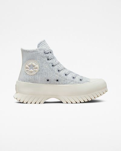 Converse Chuck Taylor All Star Lugged 2.0 Velour Höga Sneakers Herr Blå | Sverige-01659