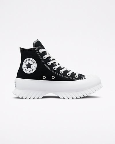 Converse Chuck Taylor All Star Lugged 2.0 Höga Sneakers Dam Svarta/Vita | Sverige-03659