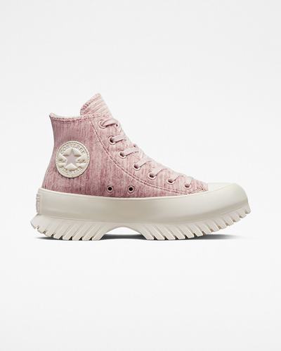 Converse Chuck Taylor All Star Lugged 2.0 Velour Höga Sneakers Dam Grå | Sverige-84120