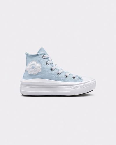 Converse Chuck Taylor All Star Move Höga Sneakers Tjej Blå | Sverige-38960