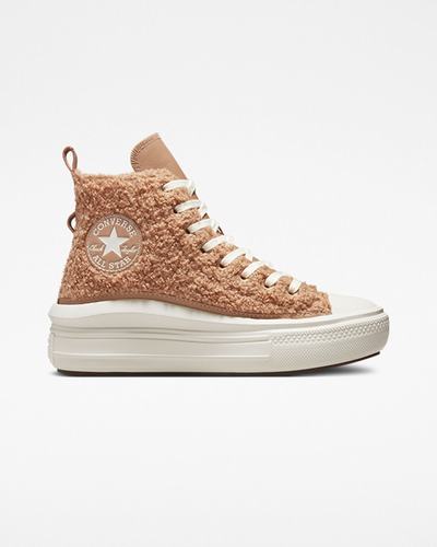 Converse Chuck Taylor All Star Move Höga Sneakers Dam Bruna | Sverige-71083