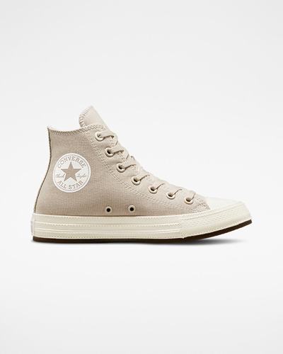 Converse Chuck Taylor All Star Tonal Canvas Höga Sneakers Dam Grå | Sverige-10457