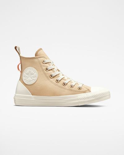 Converse Chuck Taylor All Star Tonal Canvas Höga Sneakers Dam Beige | Sverige-49583