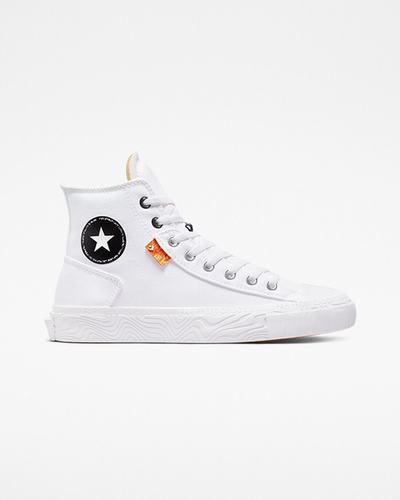 Converse Chuck Taylor Alt Star Canvas Höga Sneakers Dam Vita/Svarta/Vita | Sverige-35268