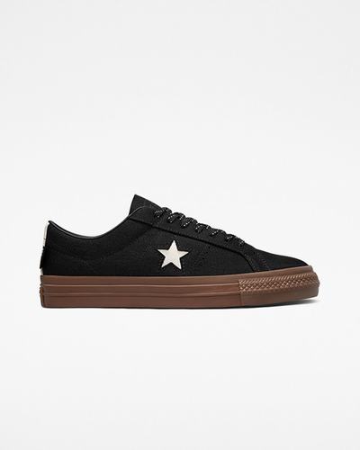 Converse One Star Pro Cordura Canvas Skateskor Dam Svarta/Vita | Sverige-62715