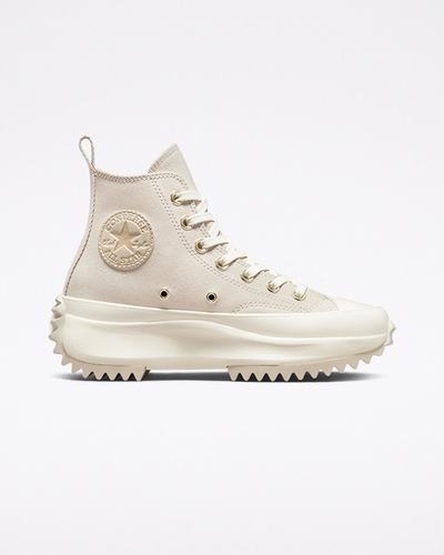 Converse Run Star Hike Höga Sneakers Dam Beige | Sverige-48295