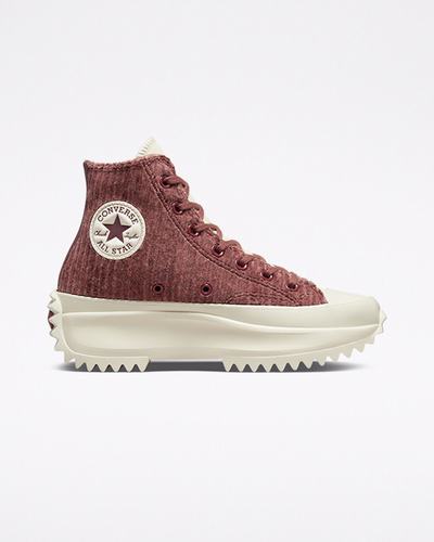 Converse Run Star Hike Höga Sneakers Dam Röda | Sverige-49873