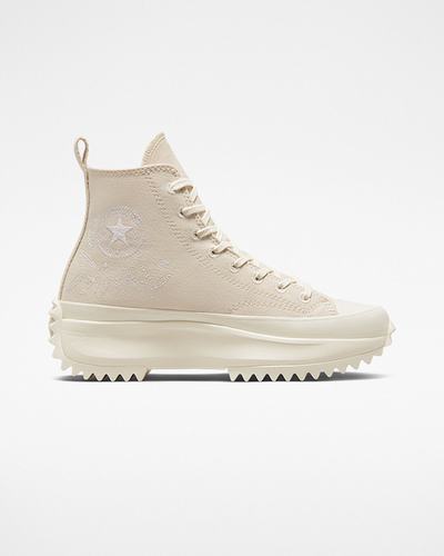 Converse Run Star Hike Höga Sneakers Dam Beige | Sverige-87392