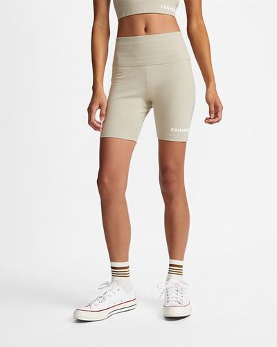 Converse Wordmark Bike Korta Shorts Dam Grå | Sverige-61428