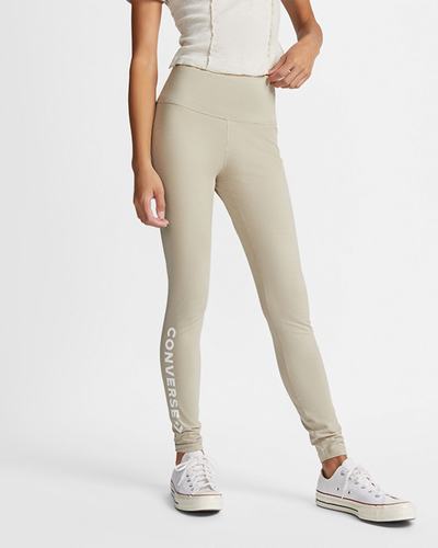 Converse Wordmark Legging Byxor Dam Grå | Sverige-46930