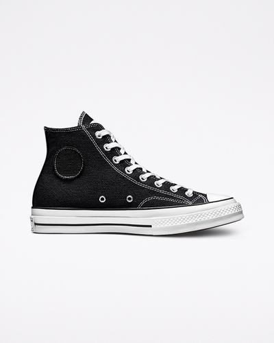 Converse x Stüssy Chuck 70 Höga Sneakers Herr Svarta/Vita/Svarta | Sverige-26508