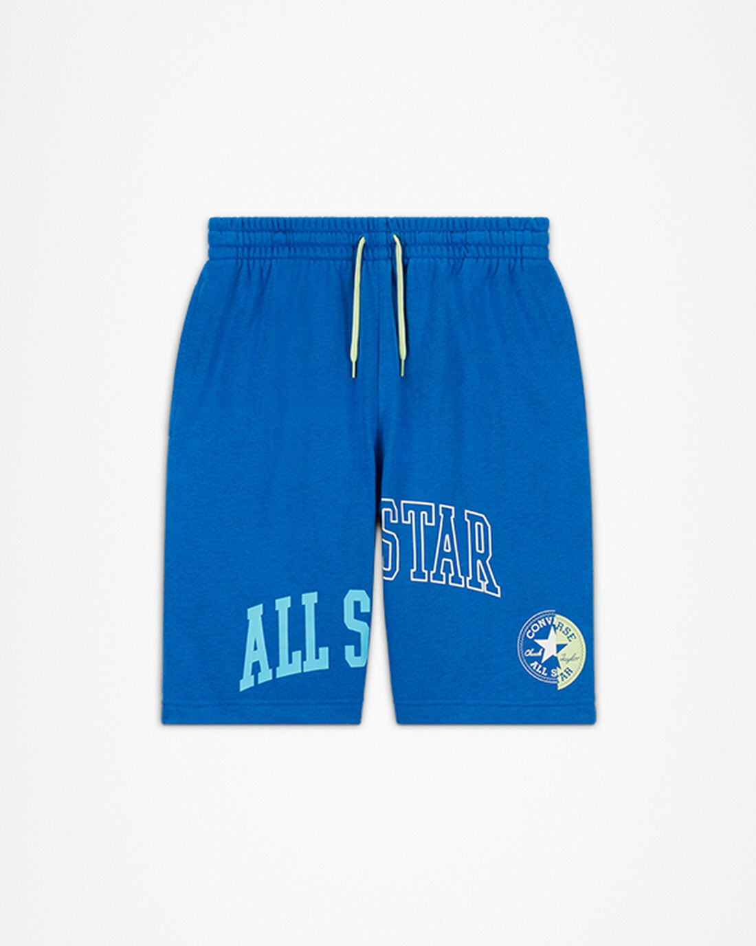 Converse All Star Logo Graphic French Terry Shorts Shorts Pojke Kungsblått | Sverige-72563