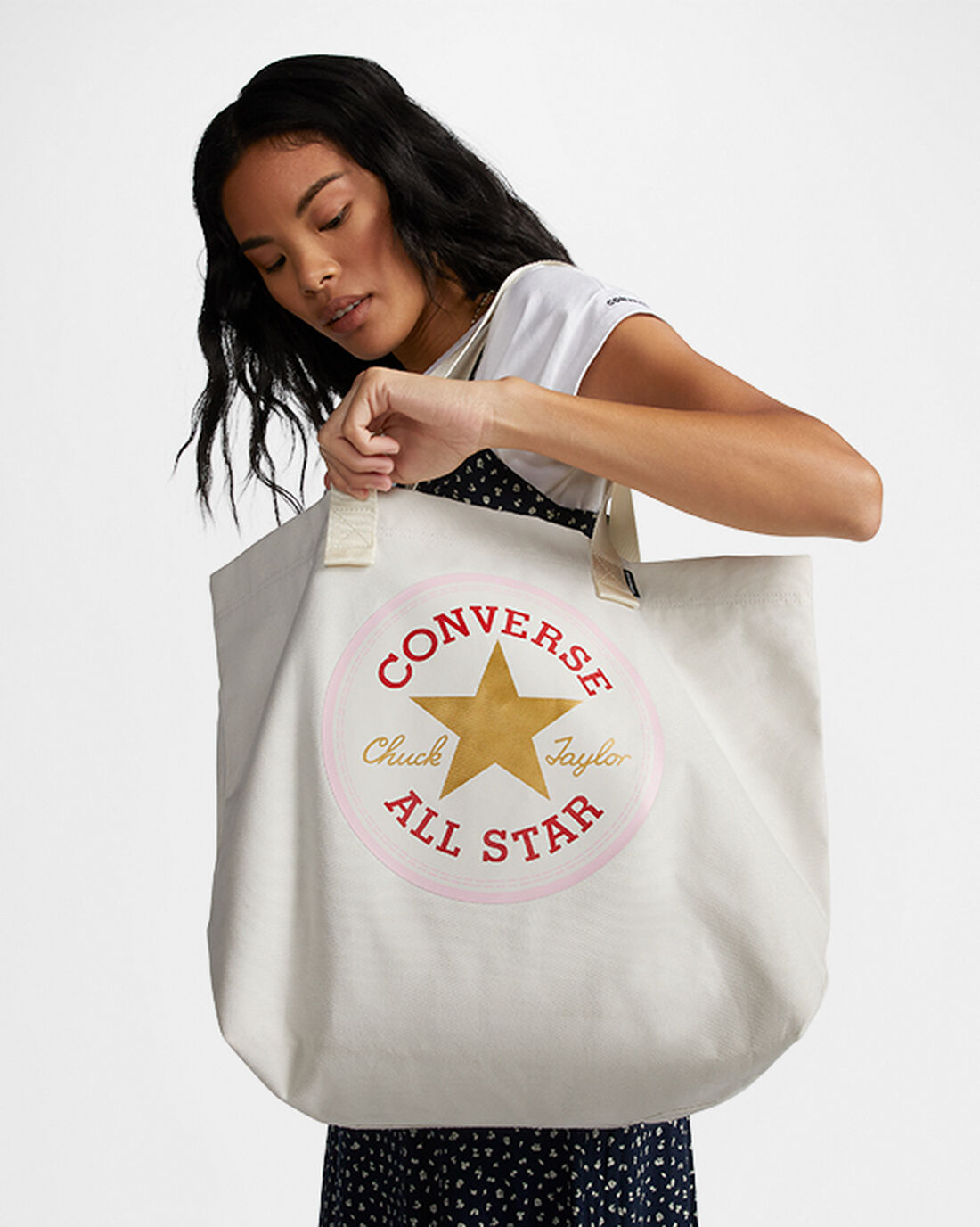 Converse All Star Patch Tote Väska Dam Beige | Sverige-85901