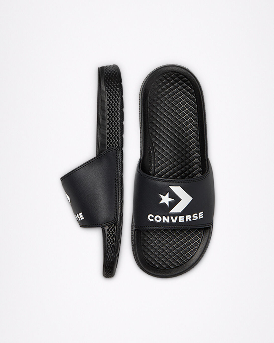 Converse All Star Slide Sandaler Dam Svarta/Vita/Svarta | Sverige-20576