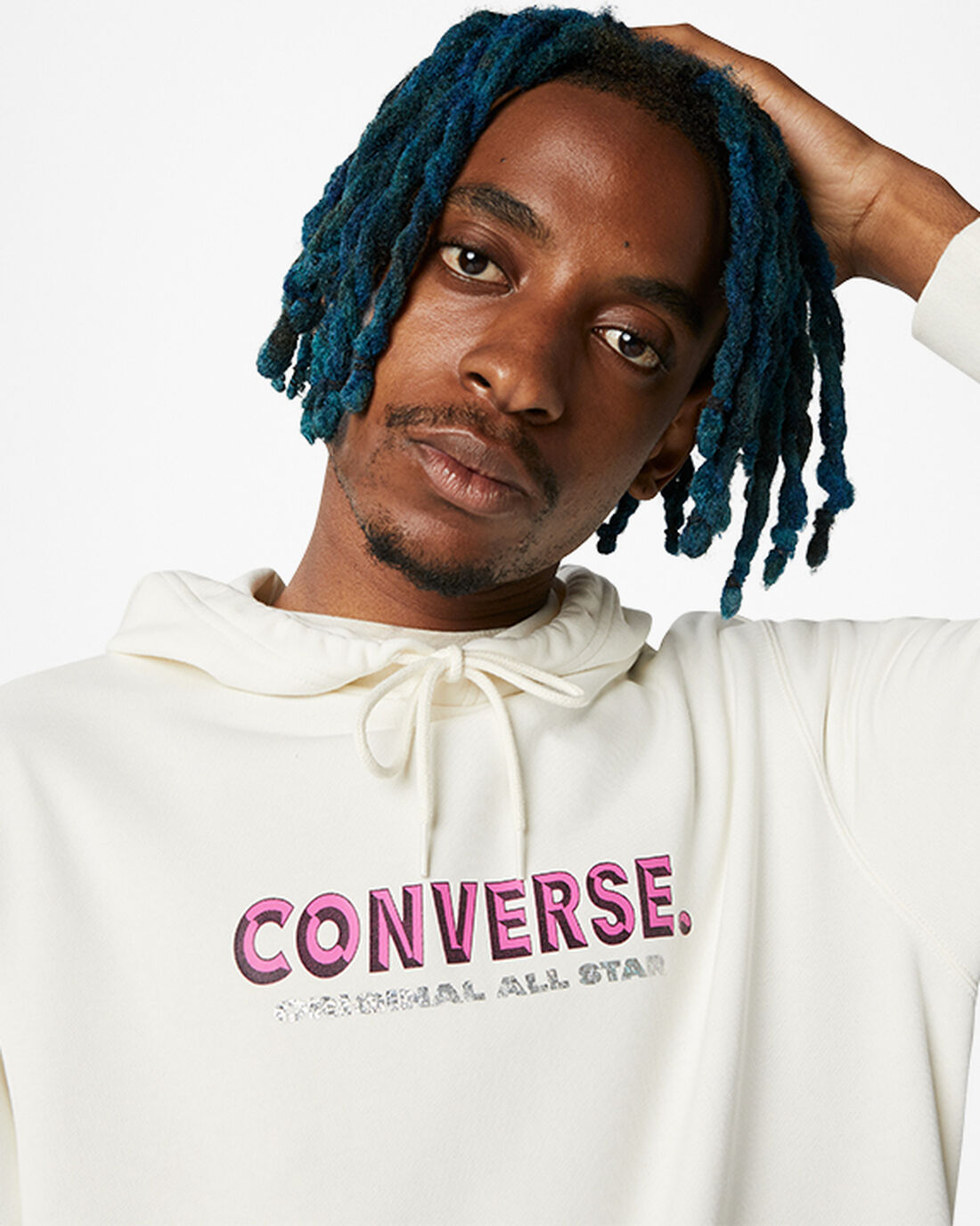 Converse Bold Word Pullover Hoodie Herr Beige | Sverige-73892