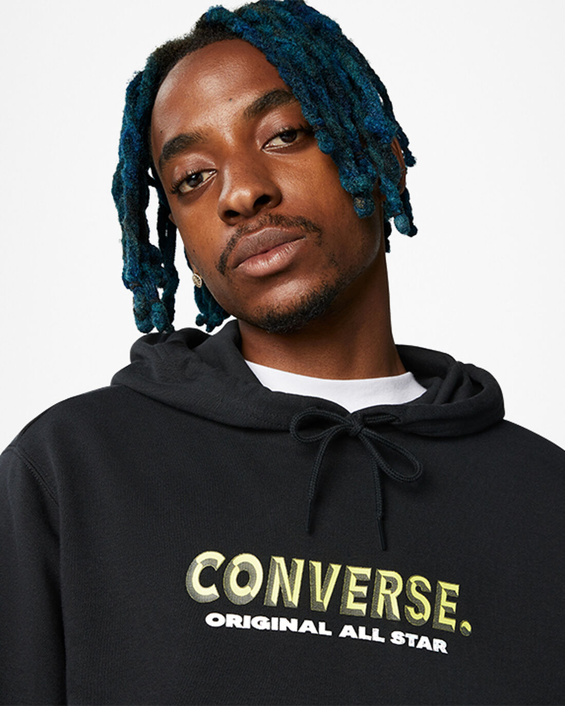 Converse Bold Word Pullover Hoodie Herr Svarta | Sverige-92876