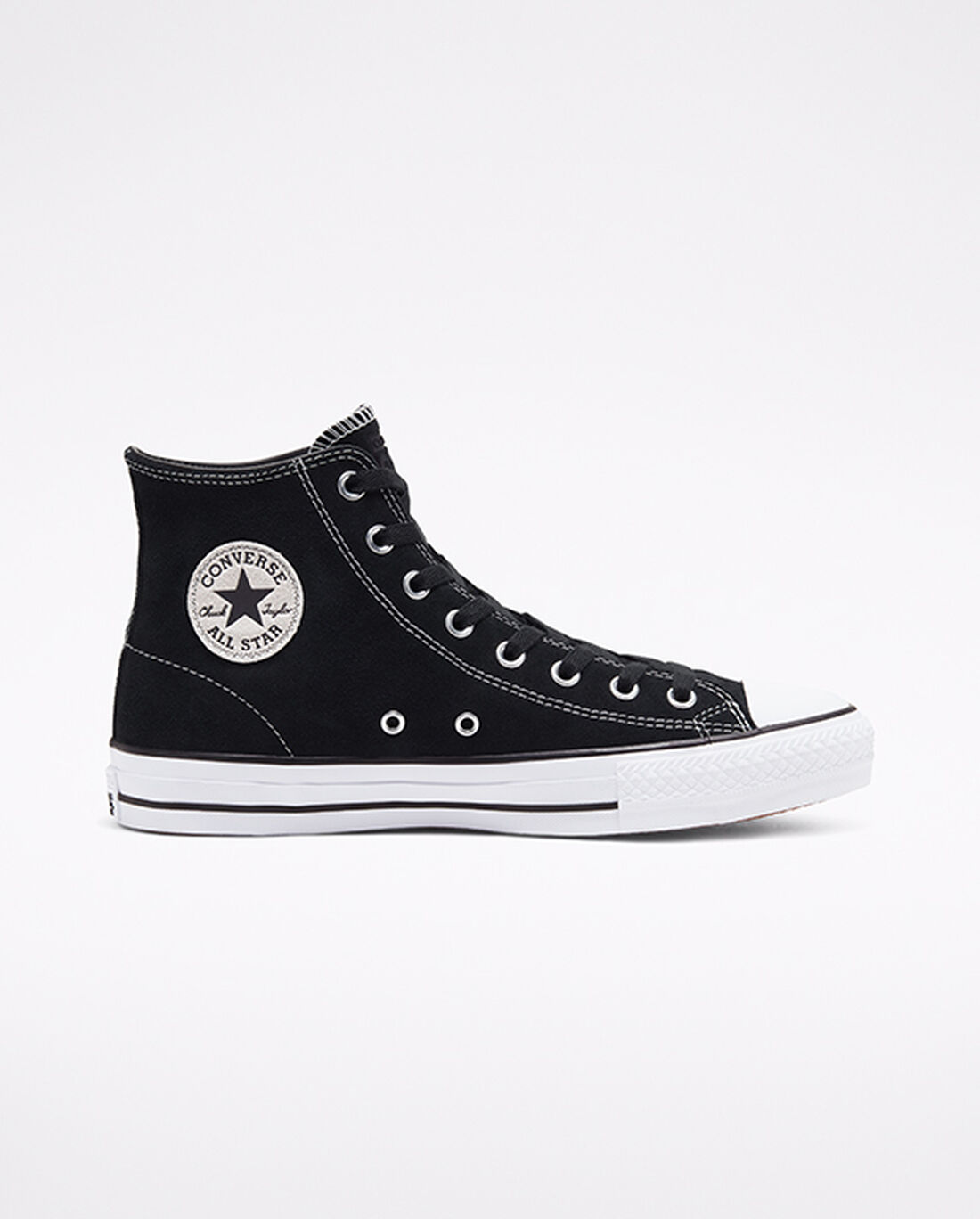 Converse CONS Chuck Taylor All Star Pro Suede Skateskor Herr Svarta/Vita | Sverige-01738