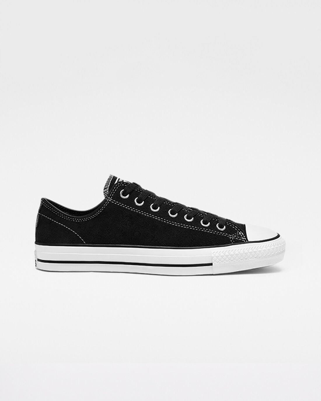 Converse CONS Chuck Taylor All Star Pro Suede Skateskor Dam Svarta/Vita | Sverige-05391