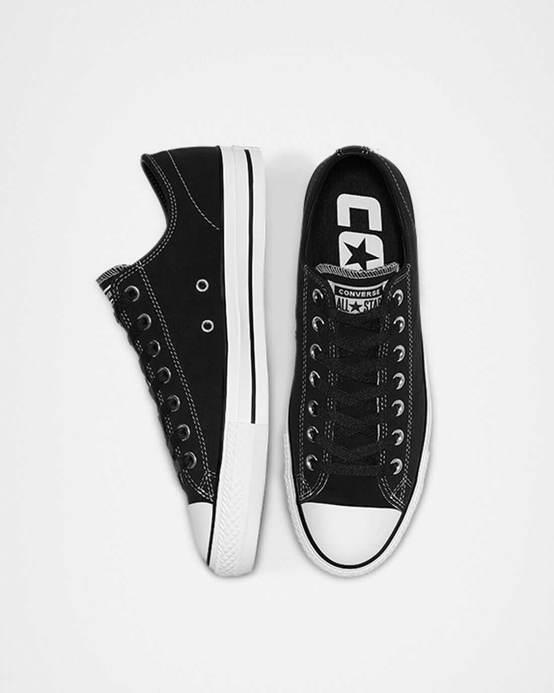 Converse CONS Chuck Taylor All Star Pro Suede Skateskor Herr Svarta/Vita | Sverige-37015