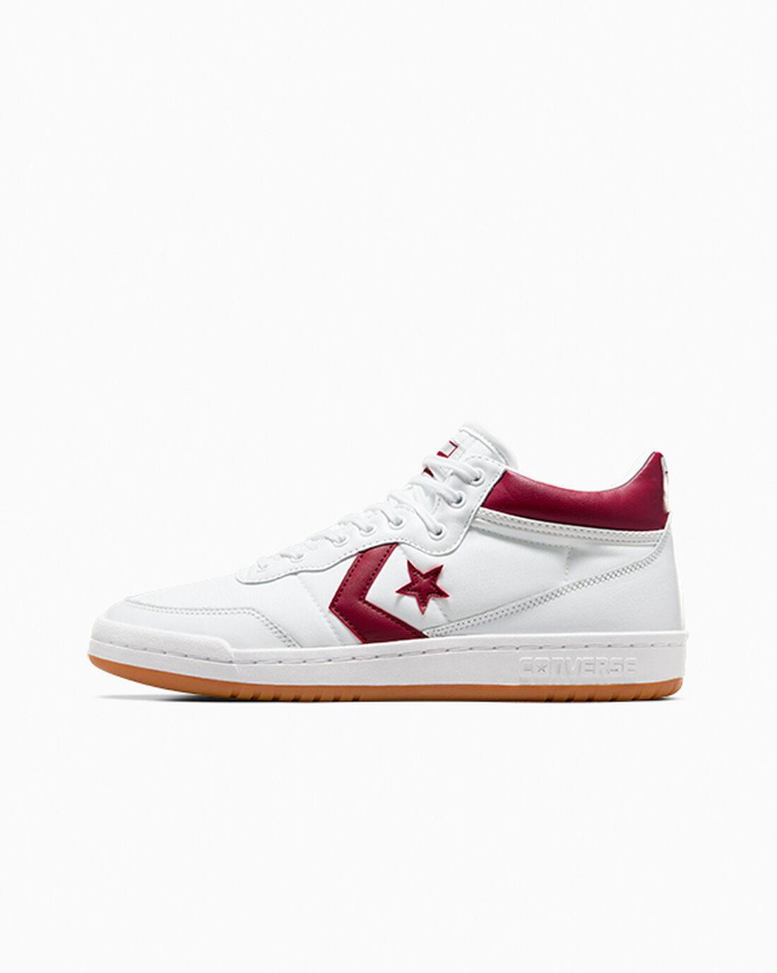 Converse CONS Fastbreak Pro Leather Skateskor Herr Vita/Röda/Vita | Sverige-95184