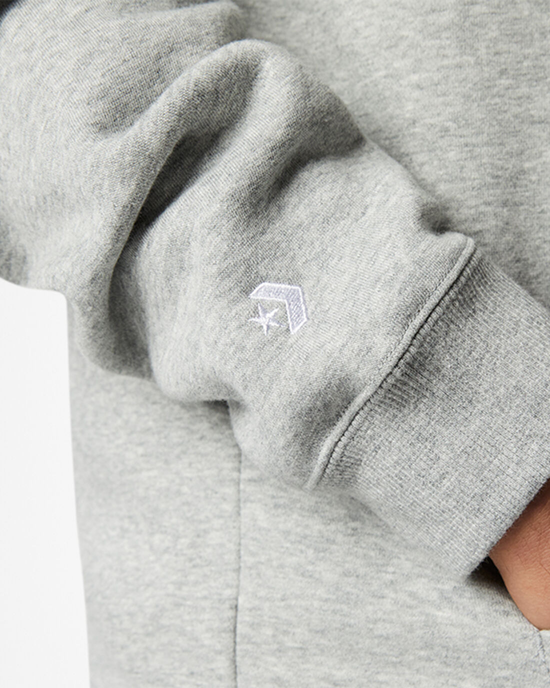 Converse CONS Fleece Pullover Hoodie Herr Grå | Sverige-37526