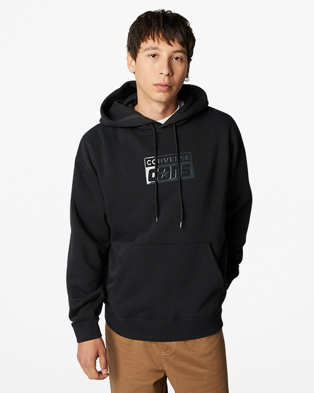 Converse CONS Fleece Pullover Hoodie Herr Svarta | Sverige-54063