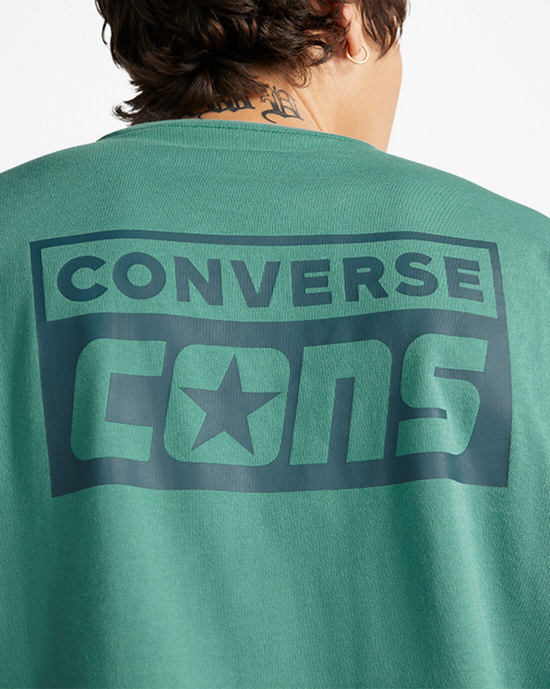 Converse CONS Graphic T-shirt Herr Gröna | Sverige-09286