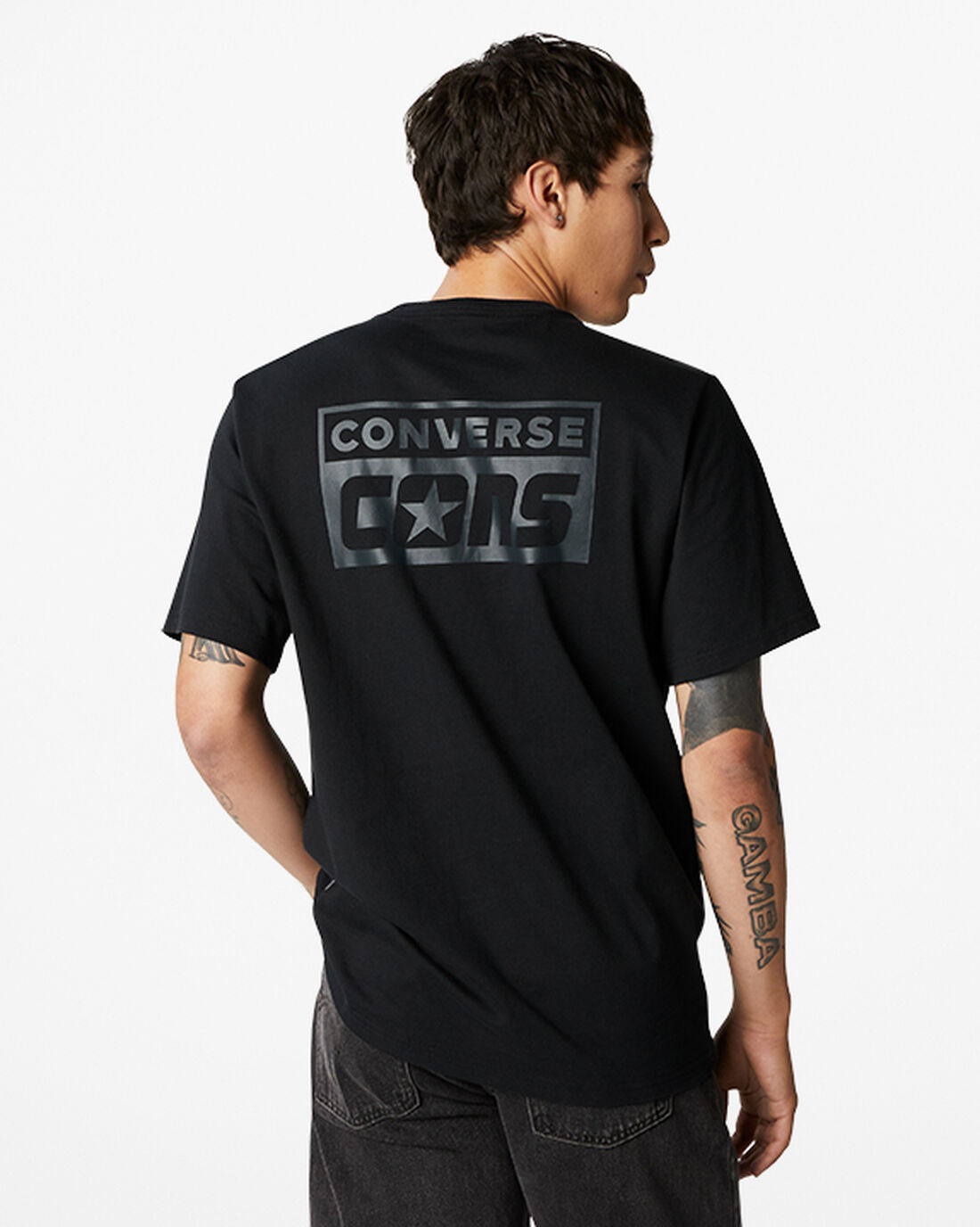 Converse CONS Graphic T-shirt Herr Svarta | Sverige-41795